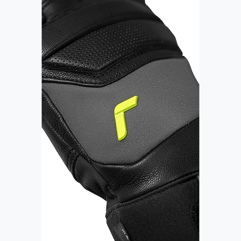Síkesztyűk Reusch Profi SL black/dark granite/safety yellow 4