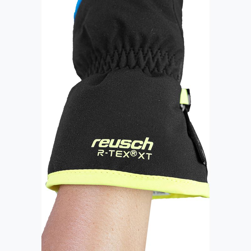Gyerek síkesztyűk Reusch Wonder R-TEX® XT Junior blck/bril blu/safety yell 6
