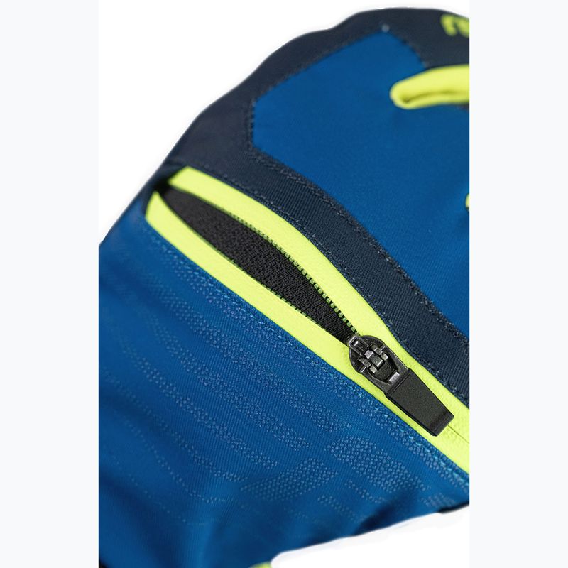 Gyerek síkesztyűk Reusch Leo R-Tex XT black/imperial blue/safety yellow 5