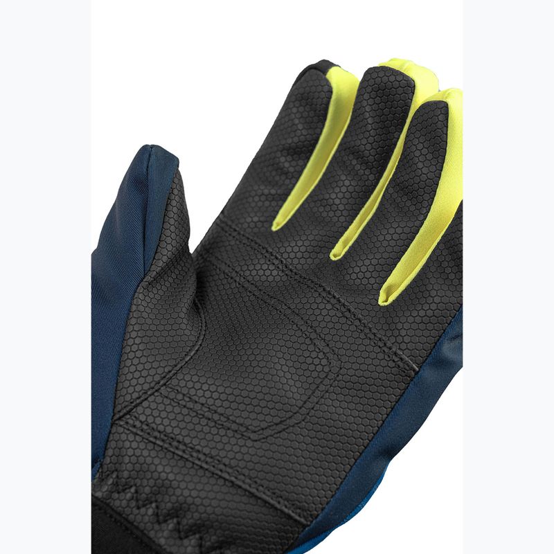 Gyerek síkesztyűk Reusch Leo R-Tex XT black/imperial blue/safety yellow 6