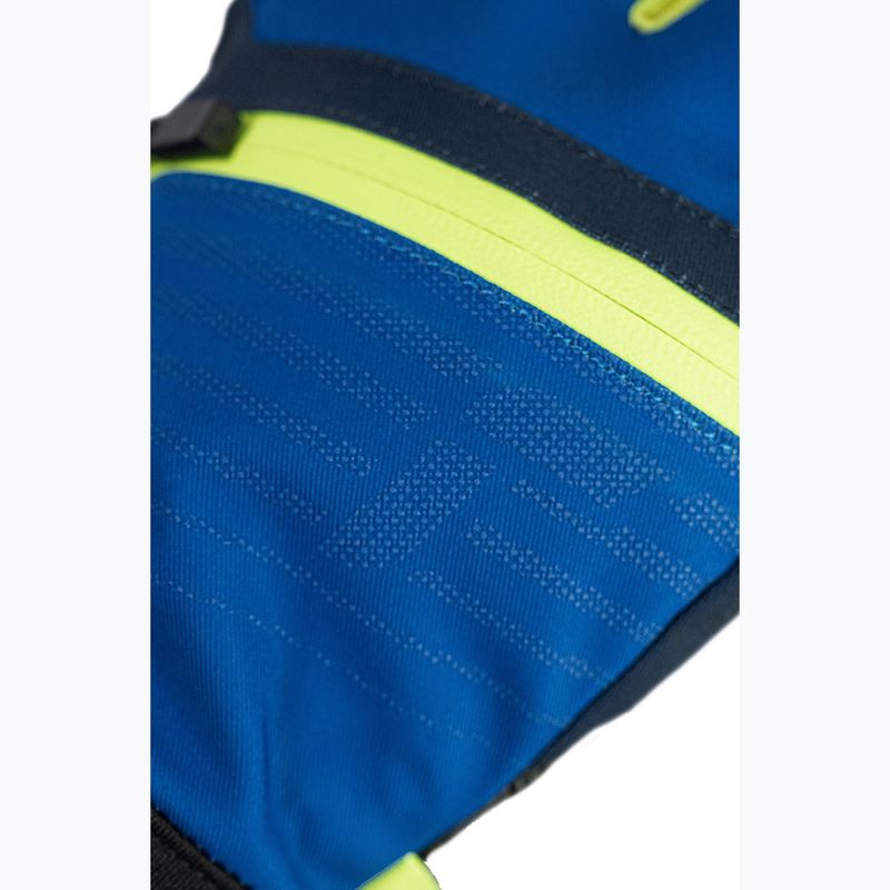 Gyerek síkesztyűk Reusch Leo R-Tex XT black/imperial blue/safety yellow 7