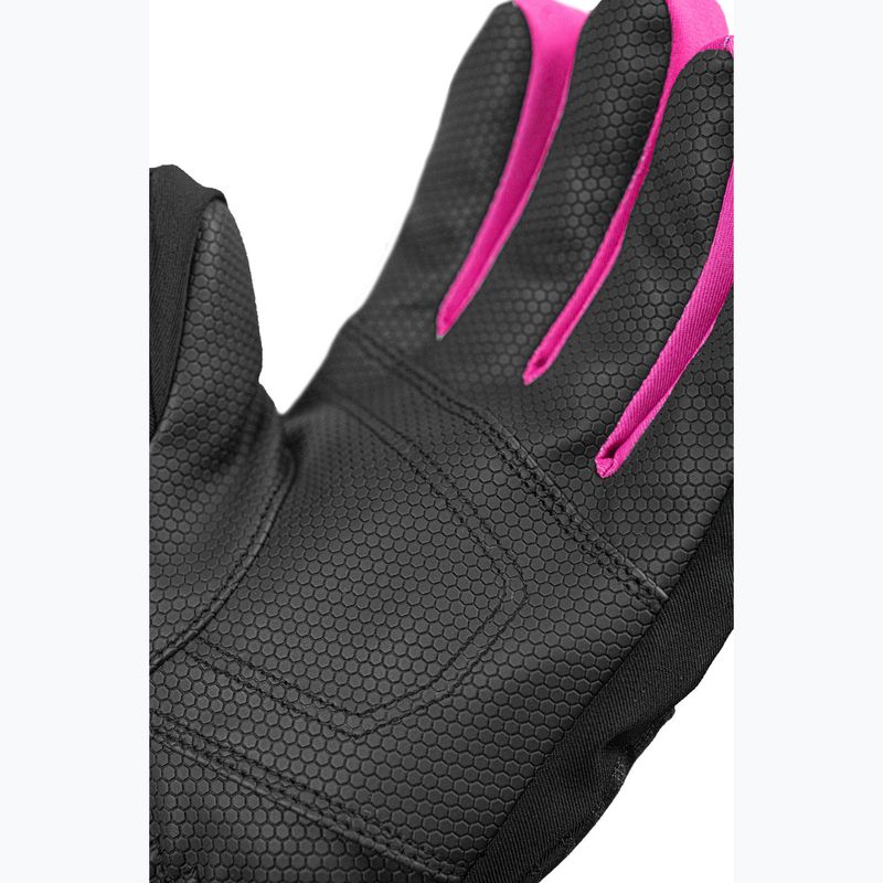 Gyerek síkesztyűk Reusch Leo R-Tex XT black/black melange/pink glo 7