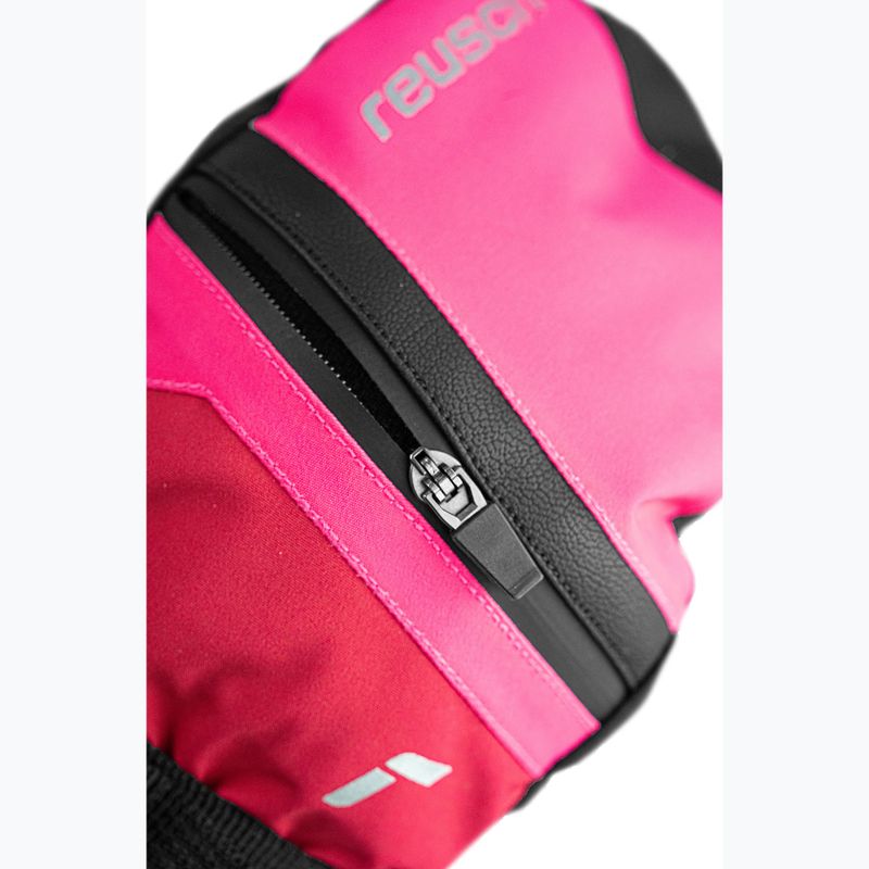 Gyerek síkesztyűk Reusch Lan R-Tex XT Mitten cerise/pink glo 5