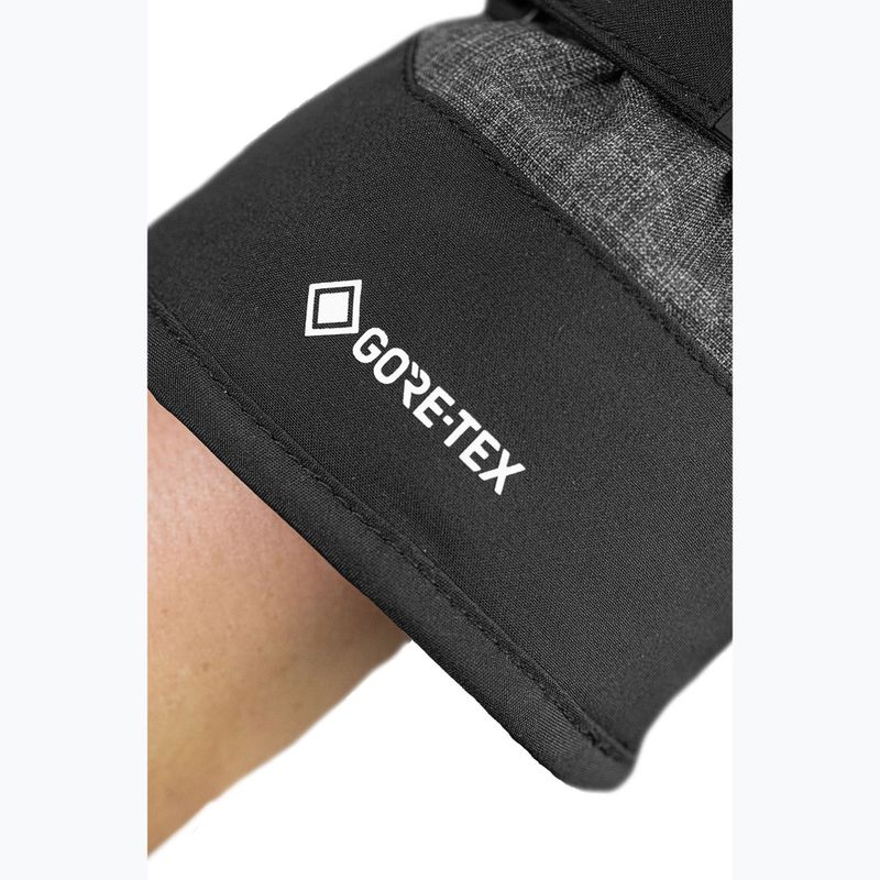 Gyerek síkesztyűk Reusch Rocket GORE-TEX black/black melange/fire red 7