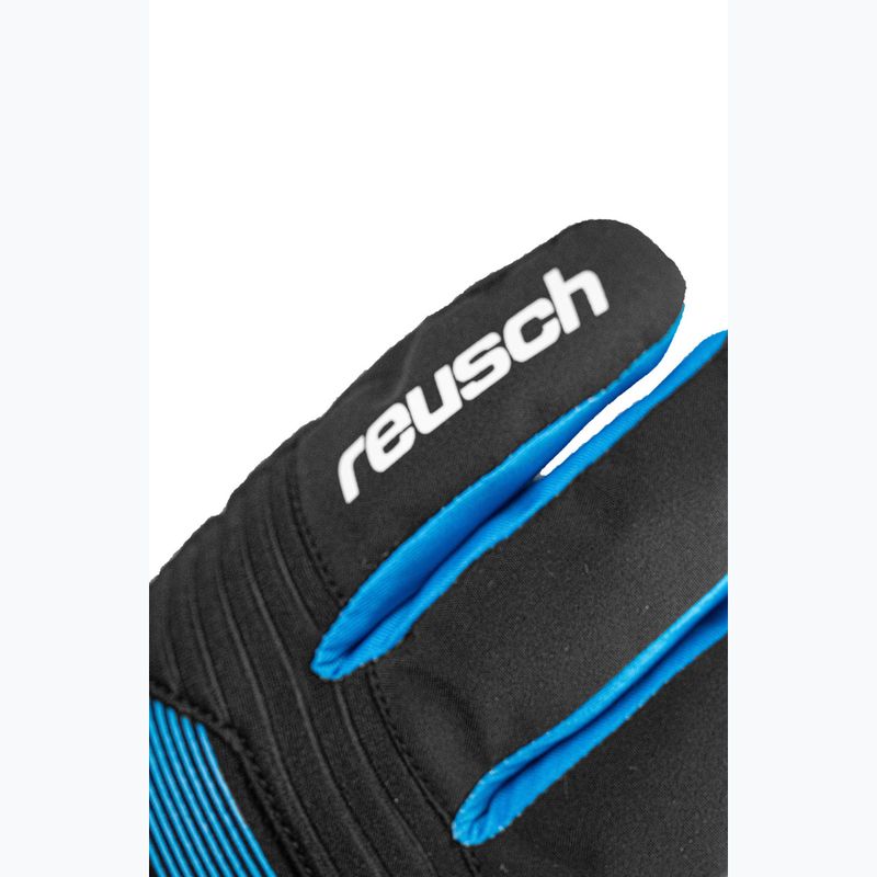 Gyerek síkesztyűk Reusch Rocket GORE-TEX black/black melange/brilliant blue 4