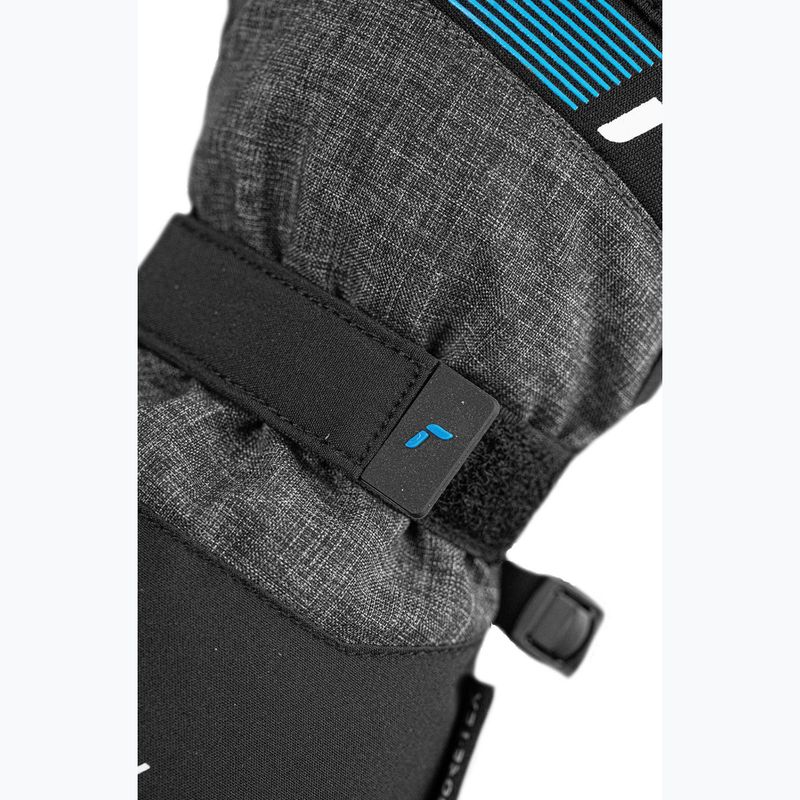 Gyerek síkesztyűk Reusch Rocket GORE-TEX black/black melange/brilliant blue 5