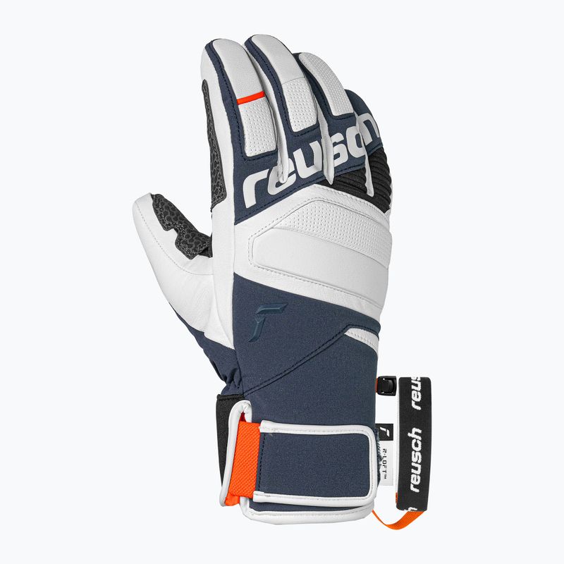 Síkesztyűk Reusch Speed Project white/dress blue 2