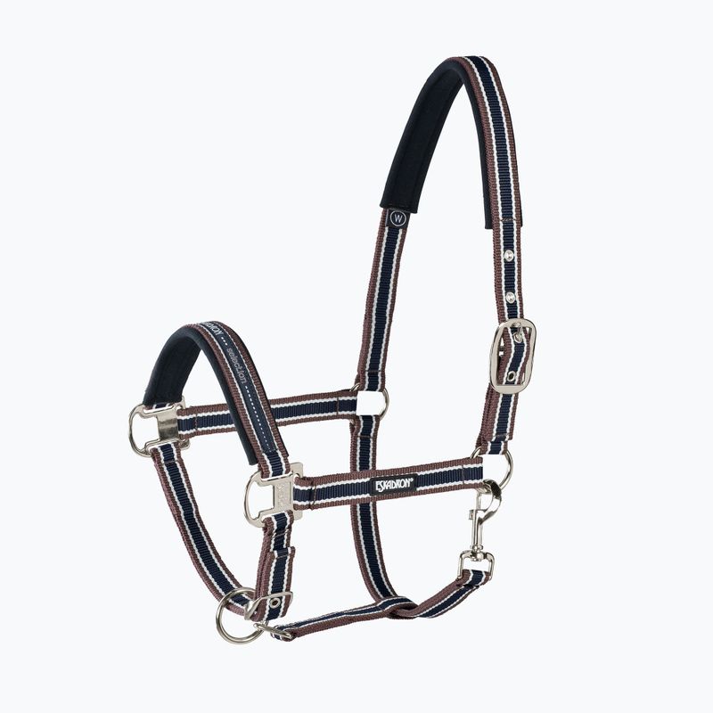 Ló kantár Eskadron Pin Buckle barna fehér tengerészgyalogos 410000815381
