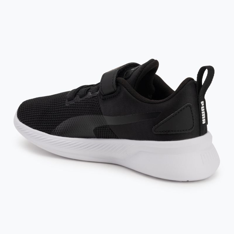 PUMA Flyer Runner V PS gyermek cipő puma fekete / puma fehér 3