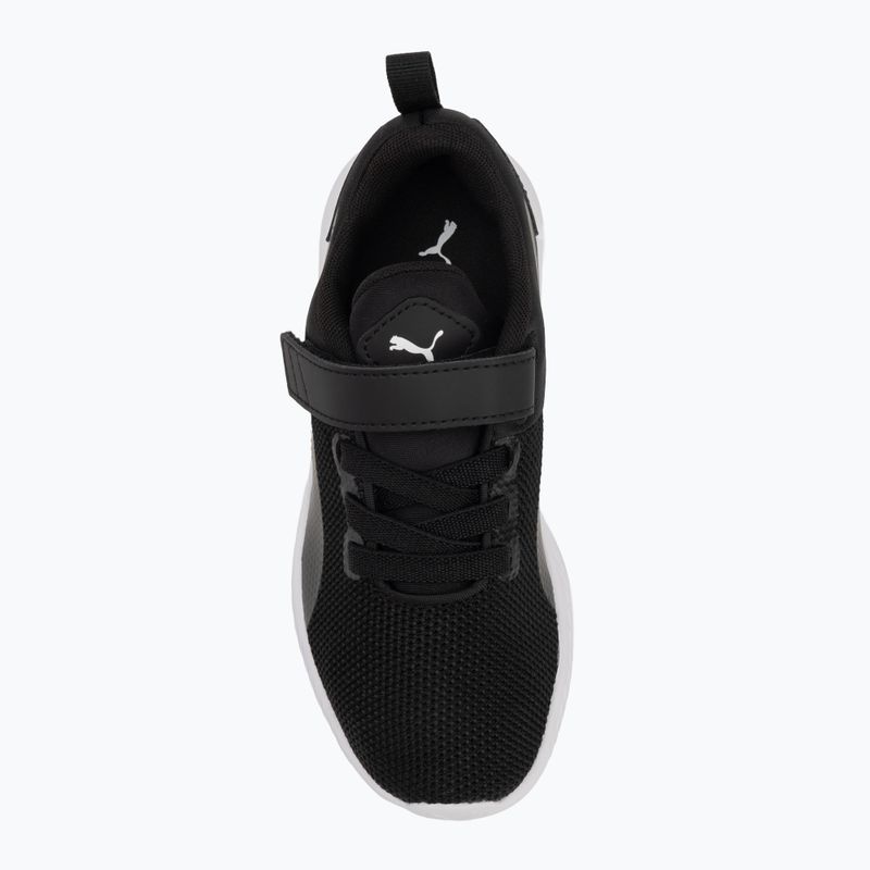 PUMA Flyer Runner V PS gyermek cipő puma fekete / puma fehér 5