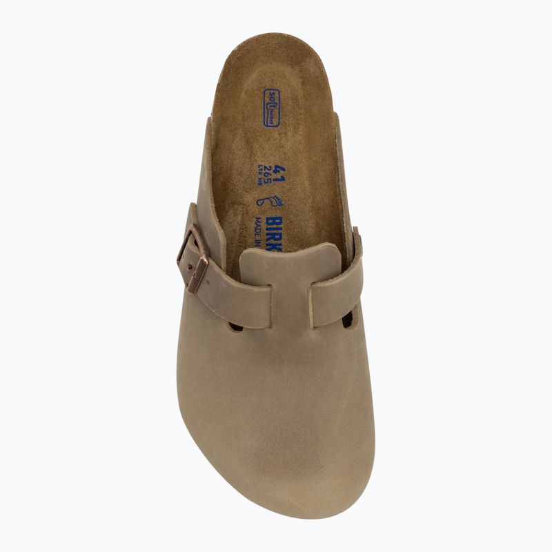 BIRKENSTOCK Boston SFB LEOI Regular tabacco barna flip-flopok 5