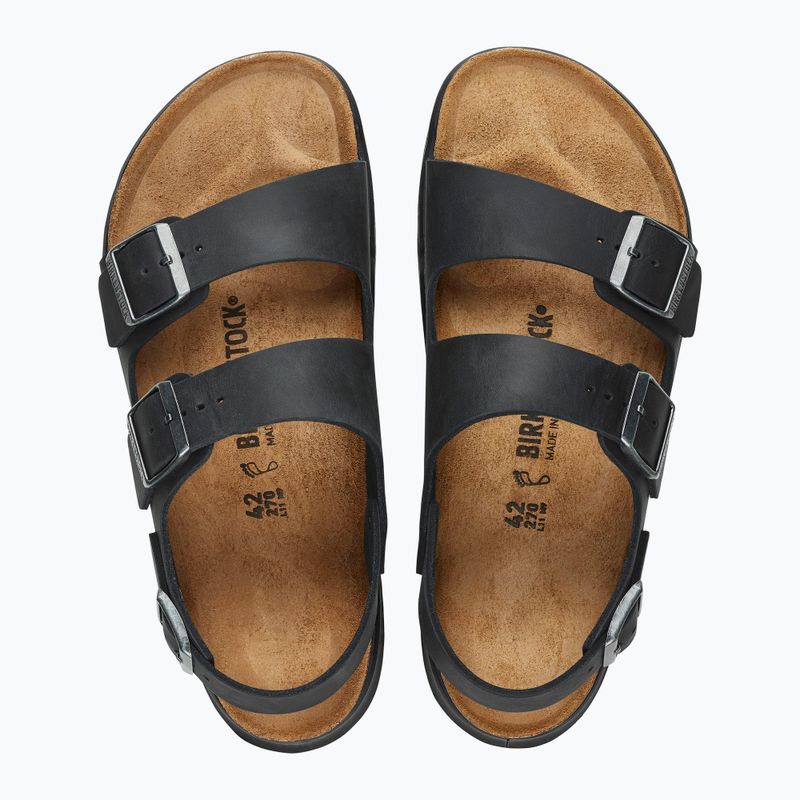 BIRKENSTOCK Milano WL Regular fekete szandálok 3