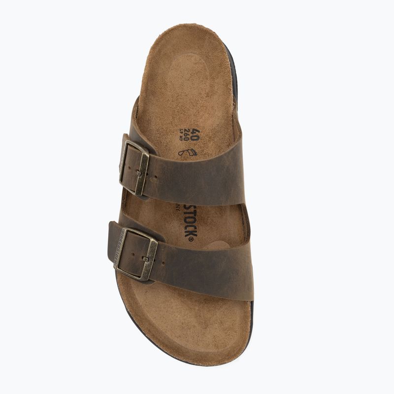 BIRKENSTOCK Arizona CT LEOI Normál fakó khaki flip-flopok 5