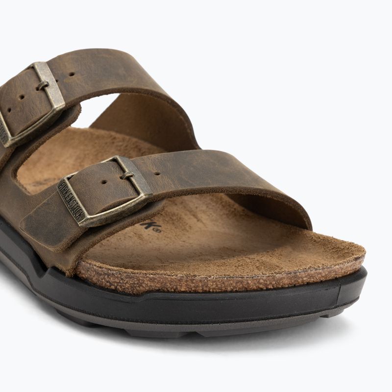 BIRKENSTOCK Arizona CT LEOI Normál fakó khaki flip-flopok 7