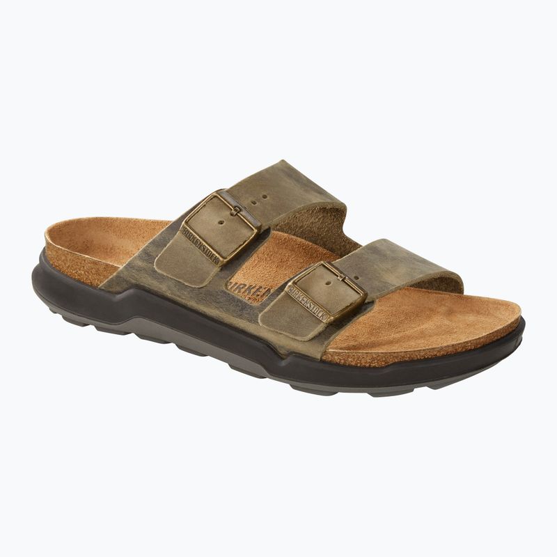 BIRKENSTOCK Arizona CT LEOI Normál fakó khaki flip-flopok 8