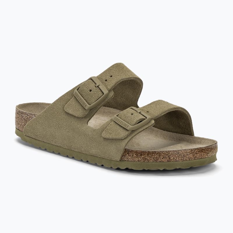 Papucs BIRKENSTOCK Arizona Suede Regular faded khaki