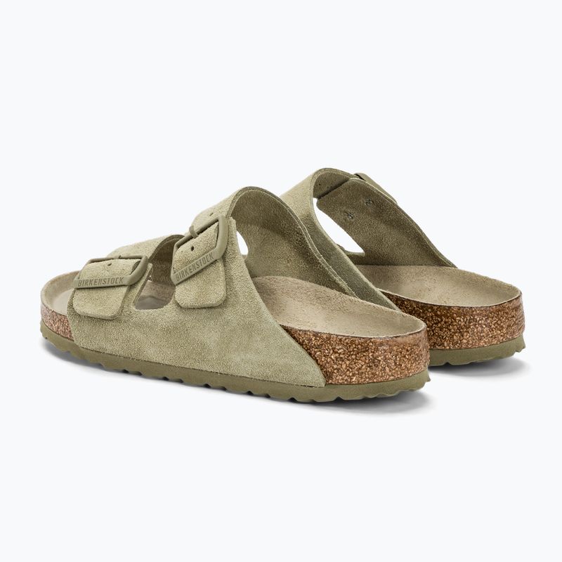 Papucs BIRKENSTOCK Arizona Suede Narrow faded khaki 3