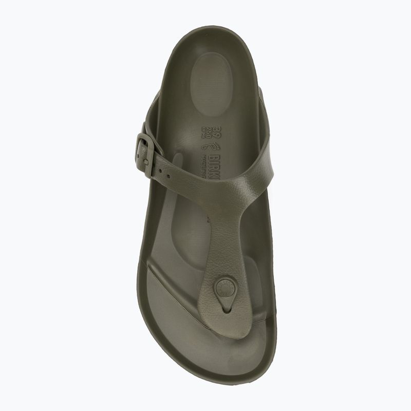 BIRKENSTOCK Gizeh EVA Regular khaki flip flopok 5