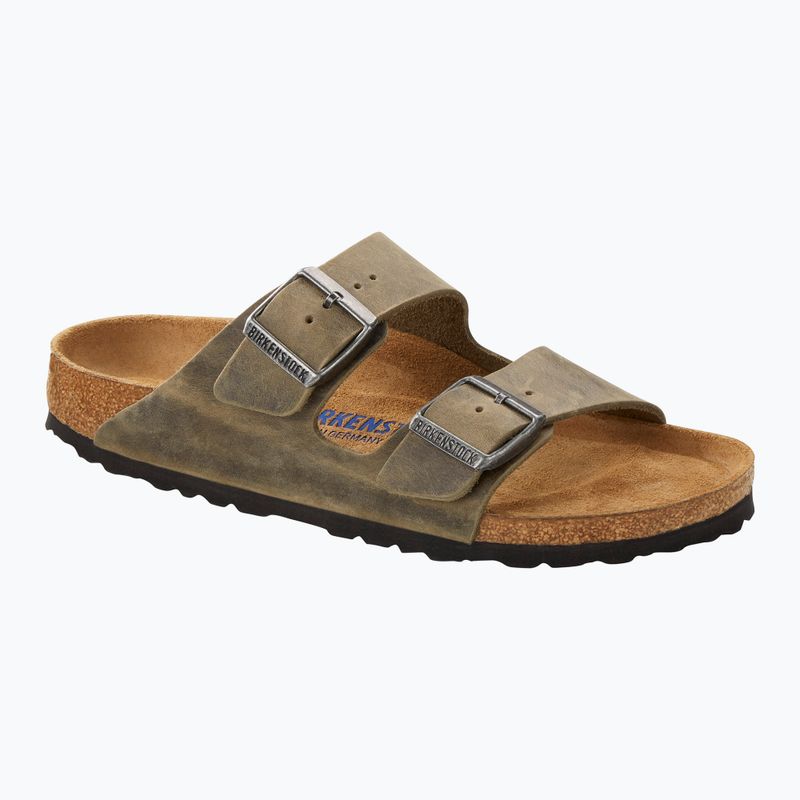 BIRKENSTOCK Arizona SFB LEOI Narrow fakó khaki flip-flopok 8