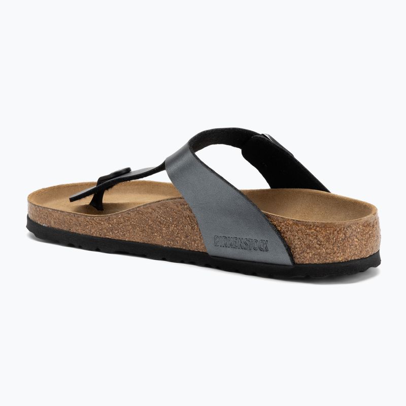Női flip flopok BIRKENSTOCK Gizeh BF Regular metálfekete 3