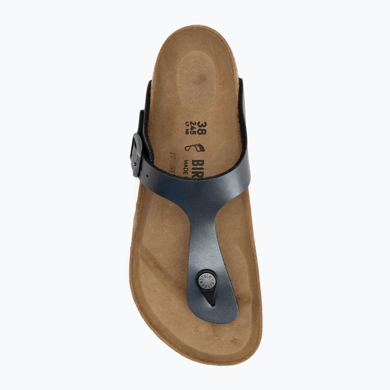 Női flip flopok BIRKENSTOCK Gizeh BF Regular metálfekete 5