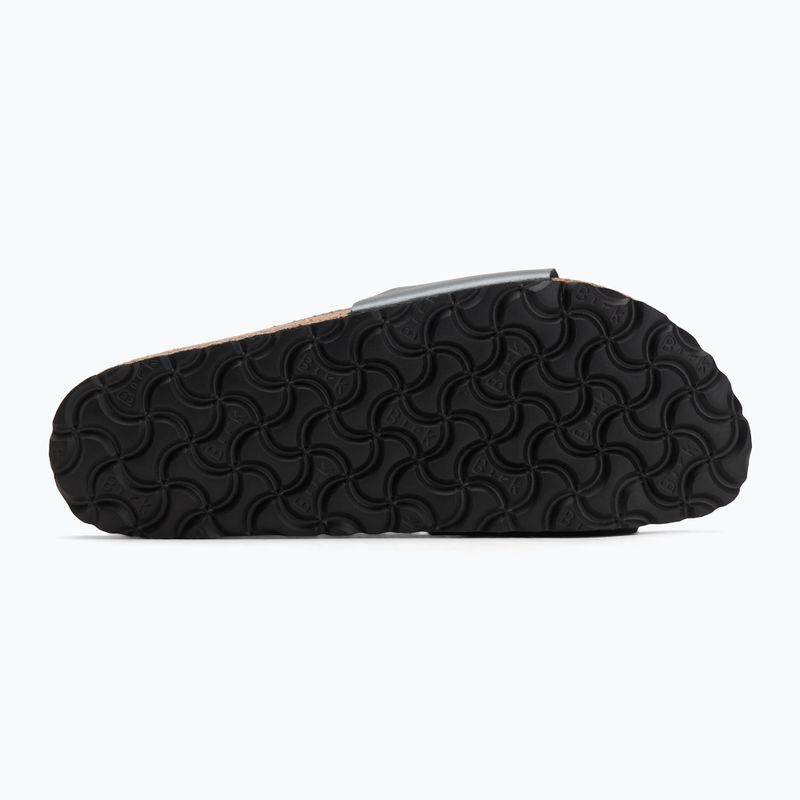 BIRKENSTOCK Madrid BF Narrow metálfekete flip-flopok 4