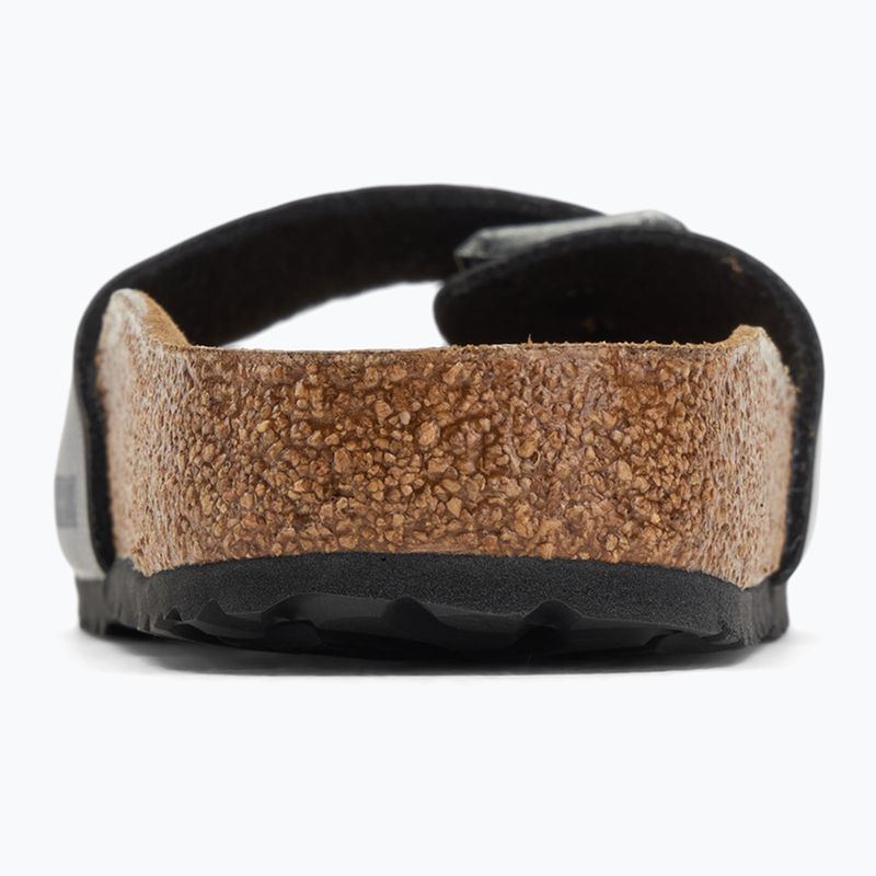 BIRKENSTOCK Madrid BF Narrow metálfekete flip-flopok 6