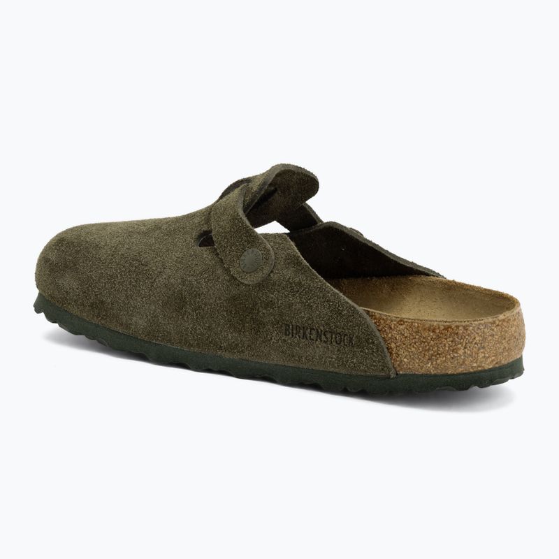 Papucsok BIRKENSTOCK Boston Suede Leather thyme 3