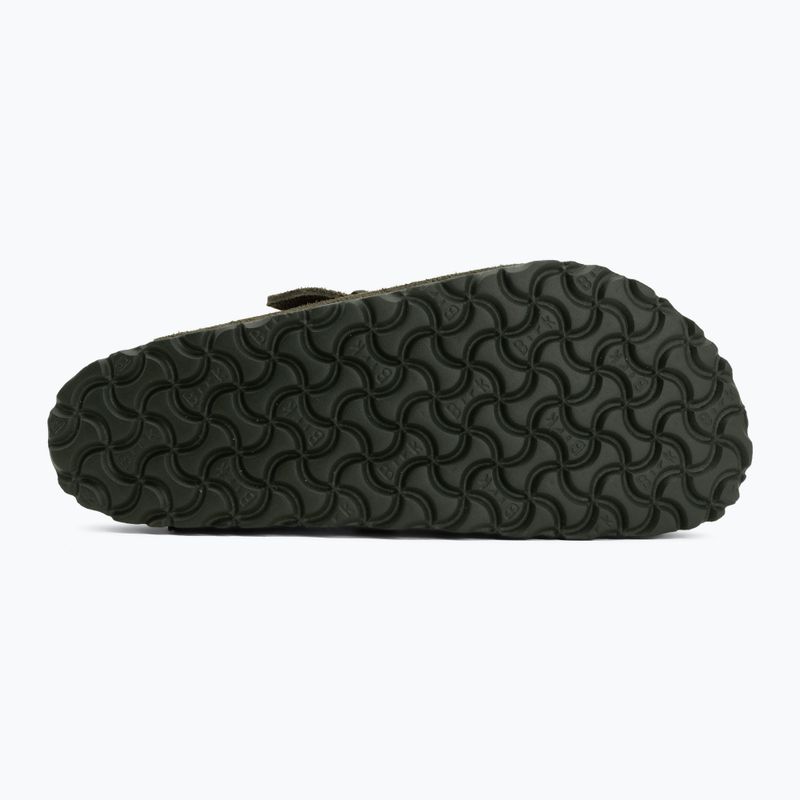 Papucsok BIRKENSTOCK Boston Suede Leather thyme 4