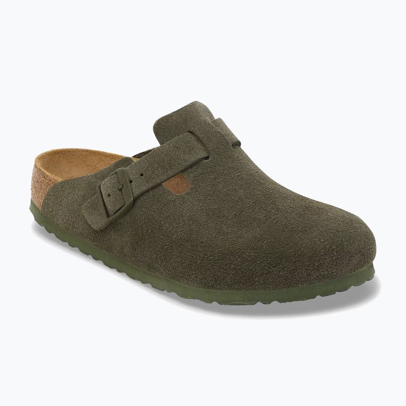 Papucsok BIRKENSTOCK Boston Suede Leather thyme