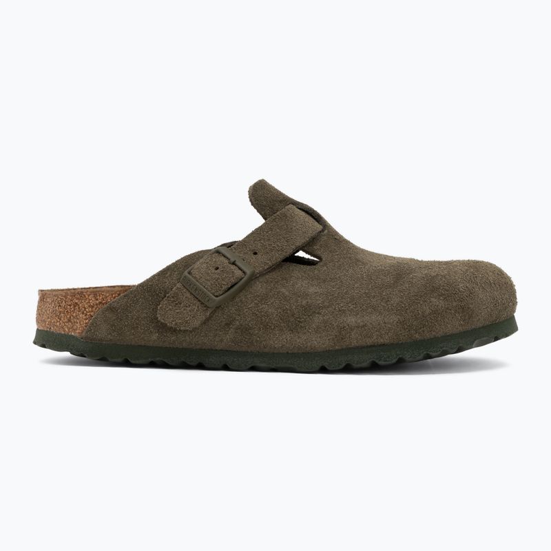 Papucsok BIRKENSTOCK Boston Suede Leather thyme 2