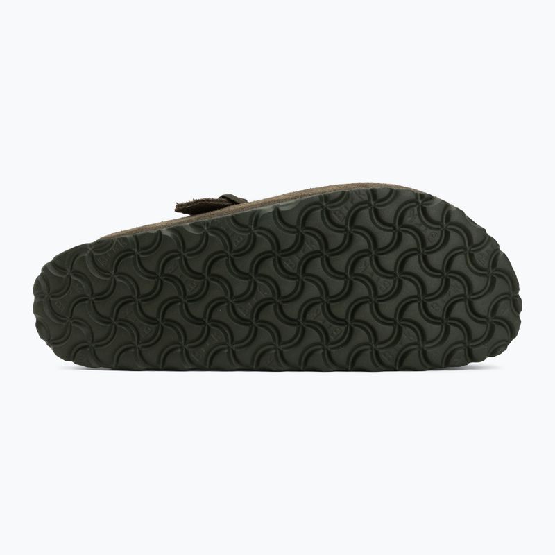Papucsok BIRKENSTOCK Boston Suede Leather thyme 4