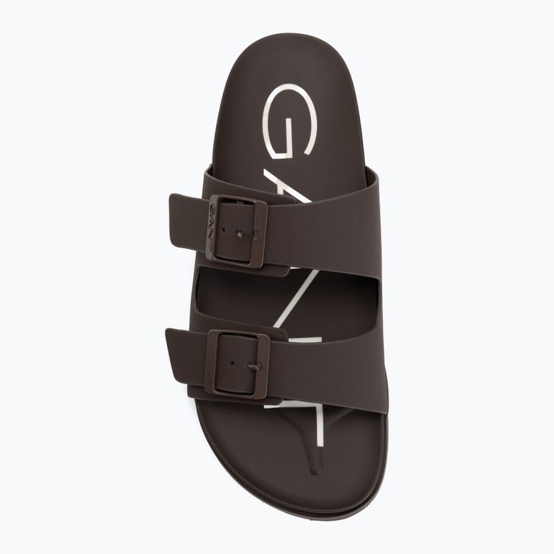 Férfi papucsok GANT Palbuddy dark brown 5