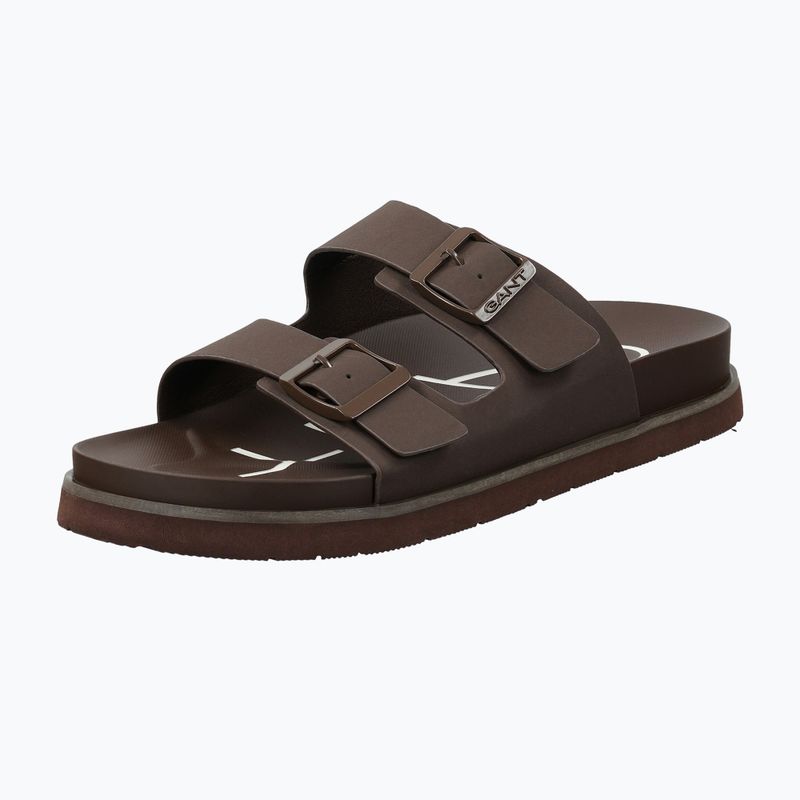 Férfi papucsok GANT Palbuddy dark brown