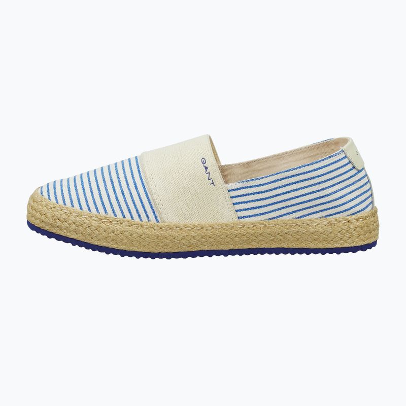 Női espadrille GANT Raffiaville blue/cream 2