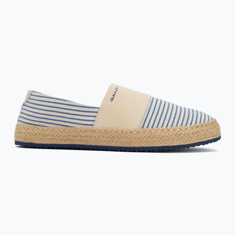 Női espadrille GANT Raffiaville blue/cream 2
