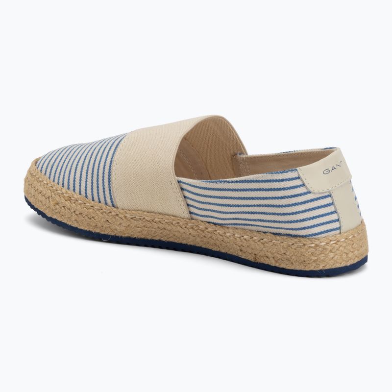 Női espadrille GANT Raffiaville blue/cream 3
