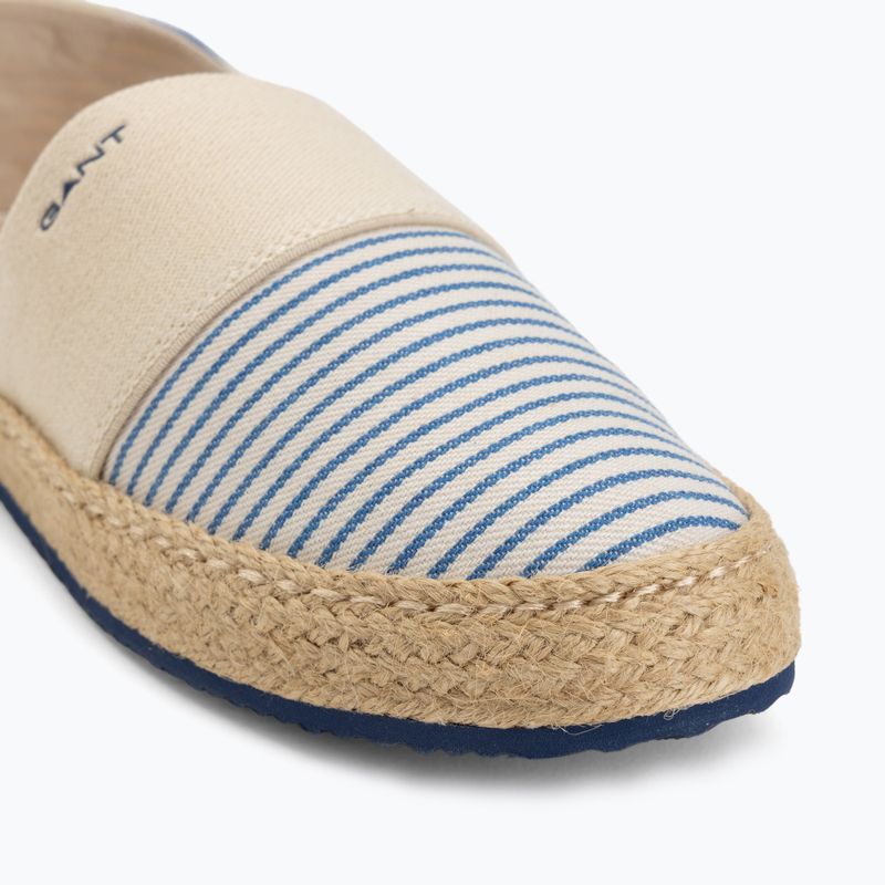 Női espadrille GANT Raffiaville blue/cream 7
