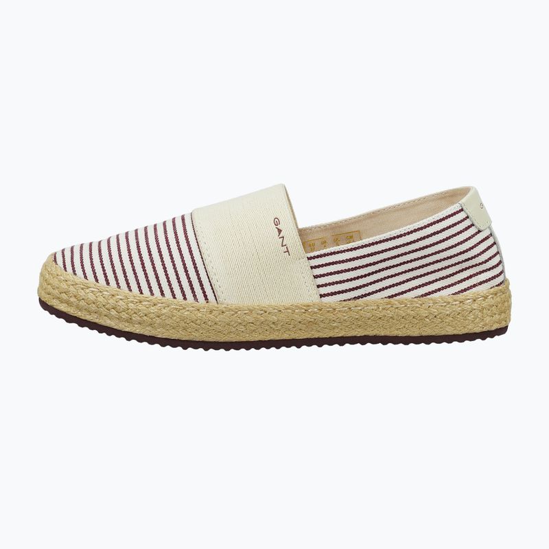 Női espadrille GANT Raffiaville brown/cream 2