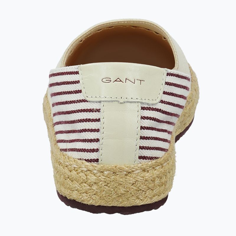 Női espadrille GANT Raffiaville brown/cream 4