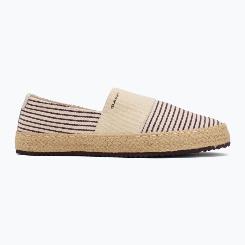 Női espadrille GANT Raffiaville brown/cream 2