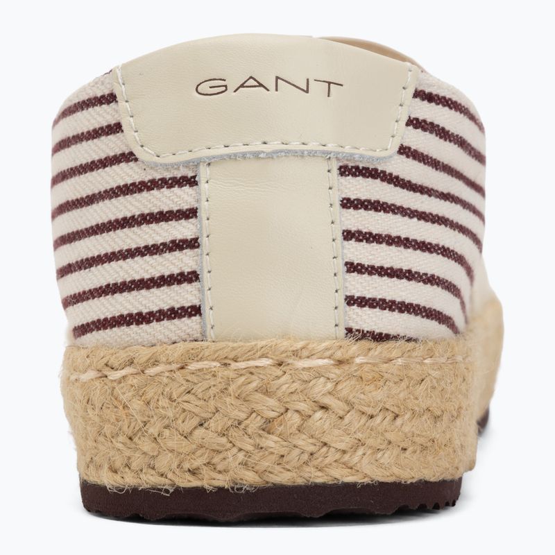 Női espadrille GANT Raffiaville brown/cream 6