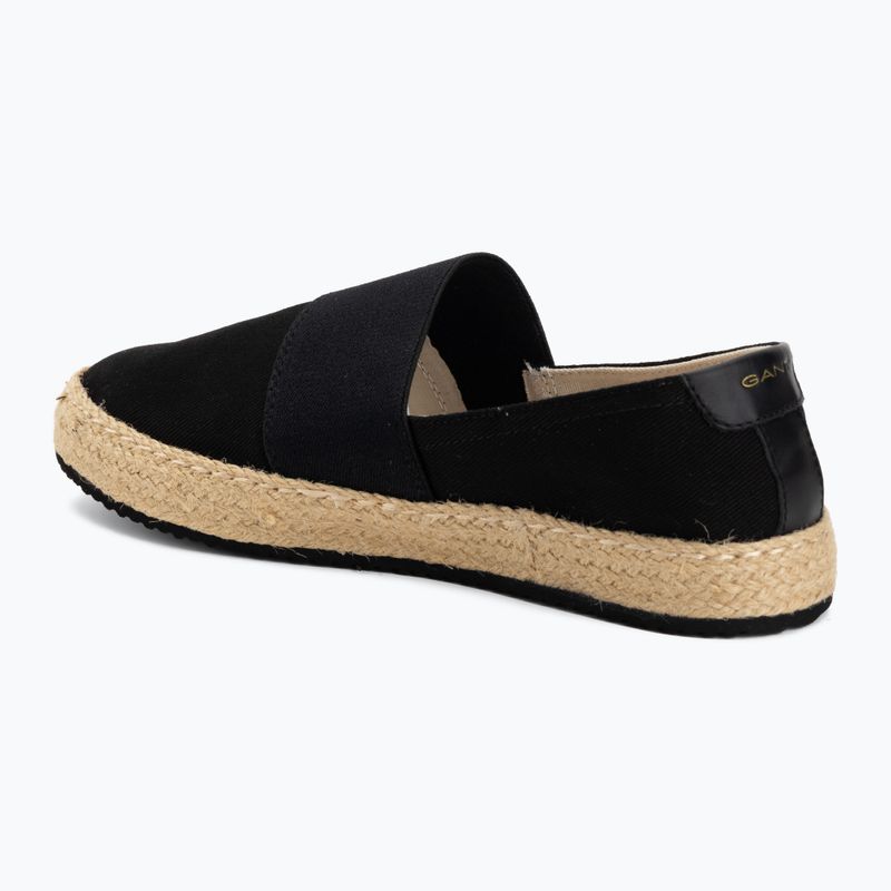 Női espadrille GANT Raffiaville black 3
