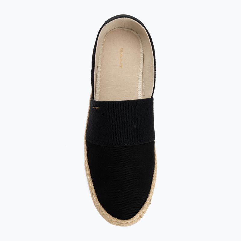Női espadrille GANT Raffiaville black 5