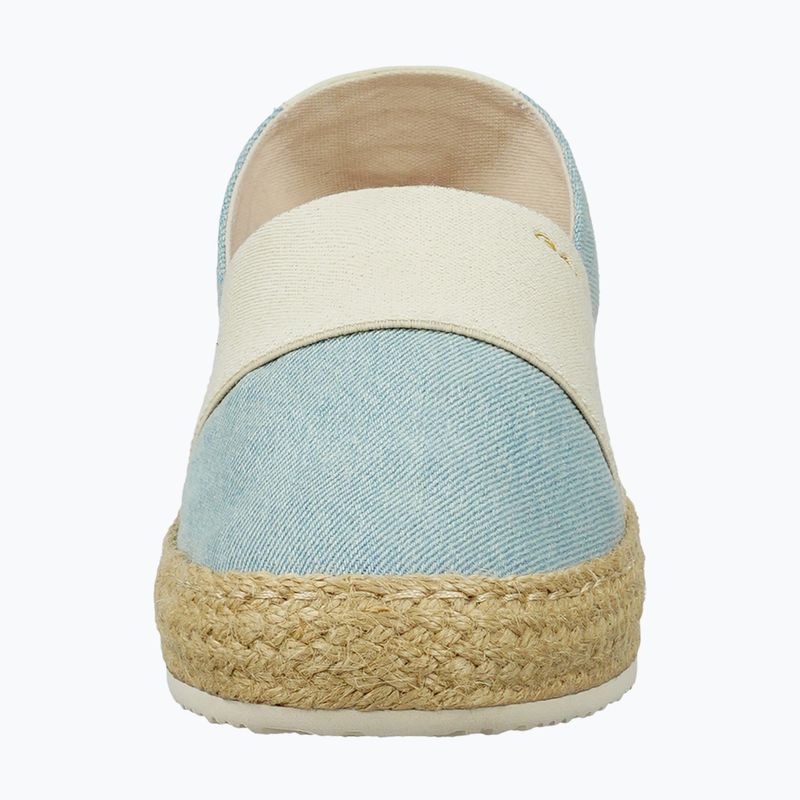 Női espadrille GANT Raffiaville light blue/cream 3