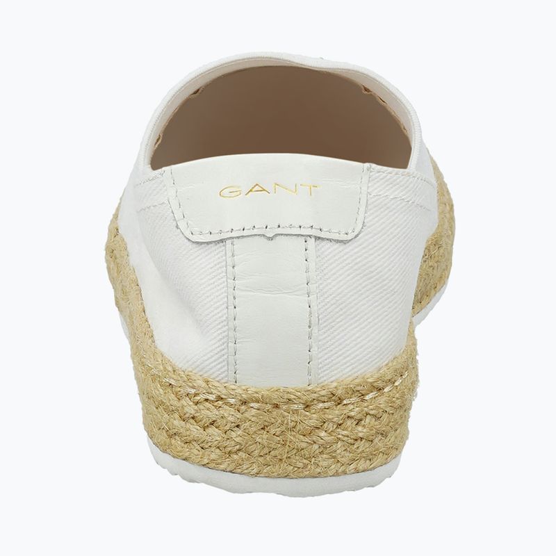 Női espadrille GANT Raffiaville off white 4