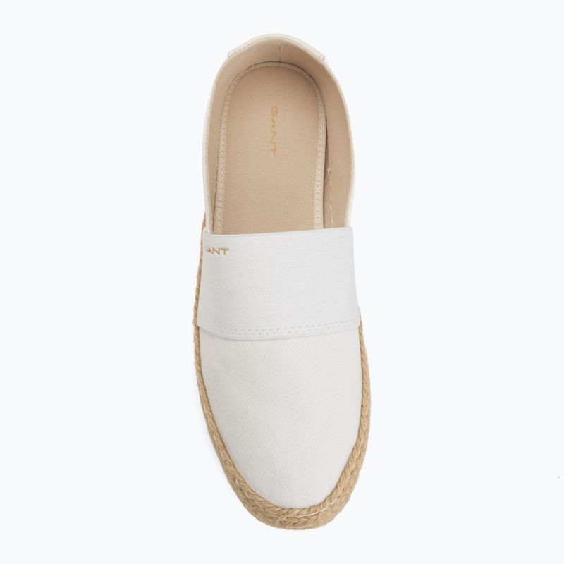 Női espadrille GANT Raffiaville off white 5