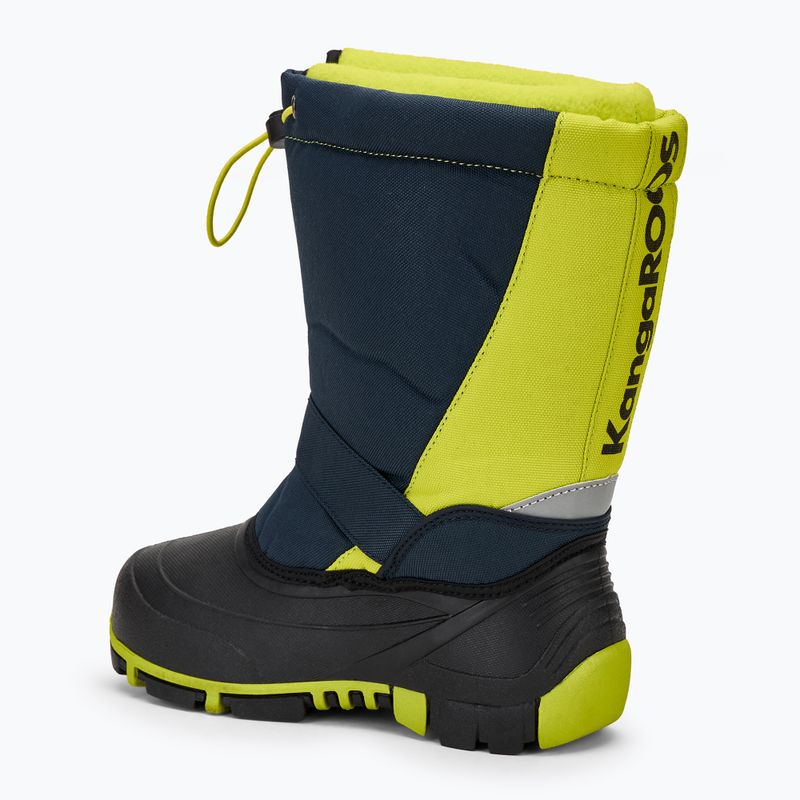 KangaROOS Kanga-Bean II dk navy / lime junior hócsizma 3