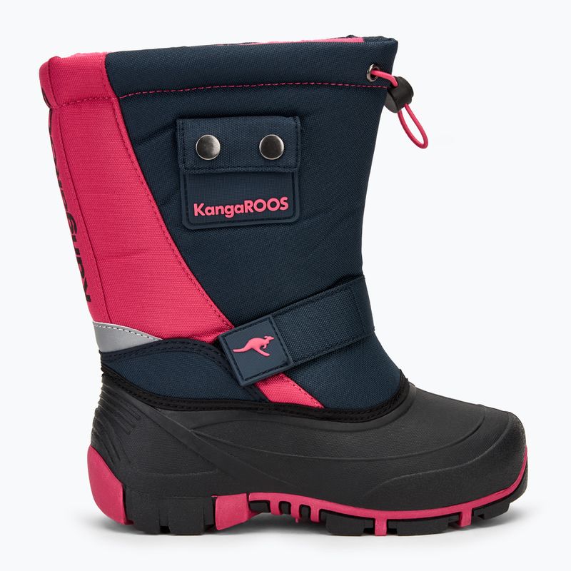 KangaROOS Kanga-Bean II dk navy / daisy pink junior hócsizma 2
