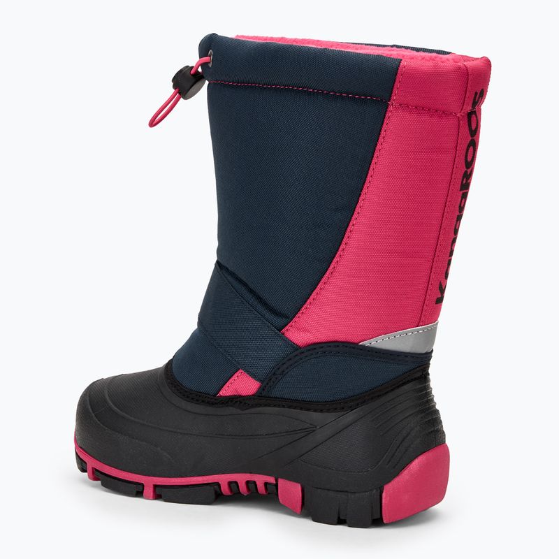 KangaROOS Kanga-Bean II dk navy / daisy pink junior hócsizma 3